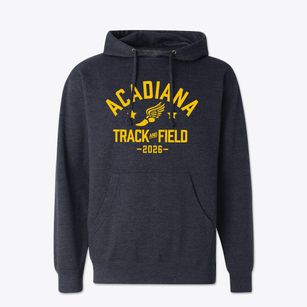 Acadiana Christian School Track and Field Cotton Hoodie Sweatshirt