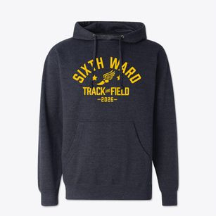 Sixth Ward Junior High School Track and Field Cotton Hoodie Sweatshirt