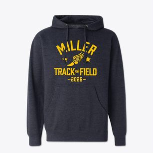 Miller School Track and Field Cotton Hoodie Sweatshirt