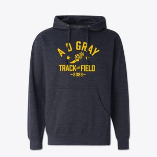 A D Gray Junior High School Track and Field Cotton Hoodie Sweatshirt