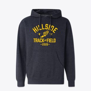 Hillside Mennonite School Track and Field Cotton Hoodie Sweatshirt
