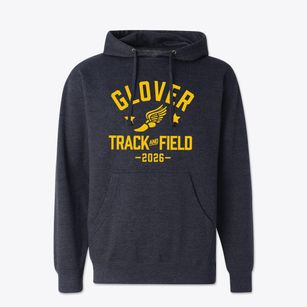 Glover Elementary School Track and Field Cotton Hoodie Sweatshirt