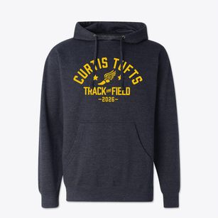Curtis Tufts Alternative School Track and Field Cotton Hoodie Sweatshirt