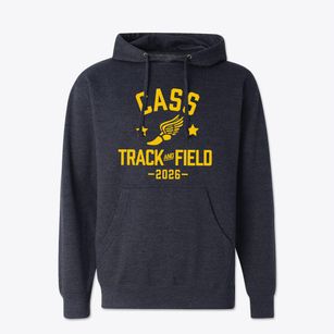 Cass Elementary Track and Field Cotton Hoodie Sweatshirt