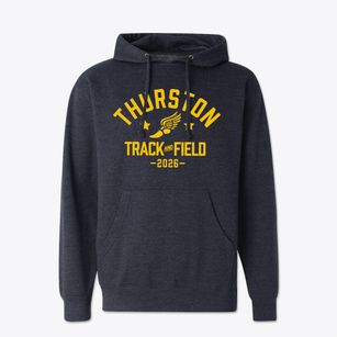 Thurston Elementary School Track and Field Cotton Hoodie Sweatshirt