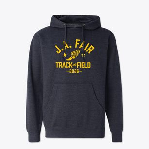 J.a. Fair K-8 Preparatory Academy Track and Field Cotton Hoodie Sweatshirt
