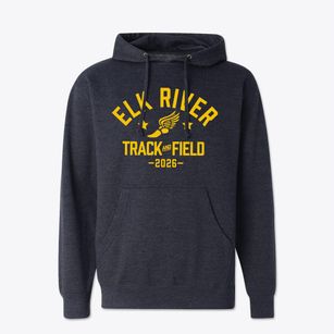 Elk River High School Track and Field Cotton Hoodie Sweatshirt