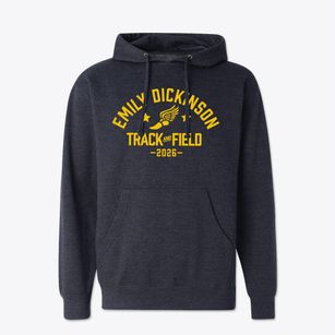 Emily Dickinson Elementary School Track and Field Cotton Hoodie Sweatshirt