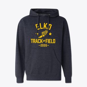 Elko High School Track and Field Cotton Hoodie Sweatshirt