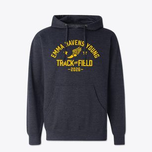 Emma Havens Young Elementary School Track and Field Cotton Hoodie Sweatshirt