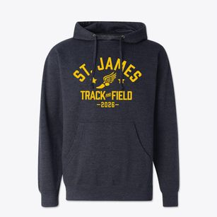 Saint James School Track and Field Cotton Hoodie Sweatshirt