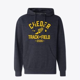 Cheder Lubavitch Track and Field Cotton Hoodie Sweatshirt