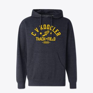 C V Koogler Middle School Track and Field Cotton Hoodie Sweatshirt