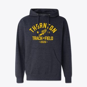 Thornton Performing Arts Magnet School Track and Field Cotton Hoodie Sweatshirt