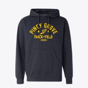Piney Grove Elementary School Track and Field Cotton Hoodie Sweatshirt