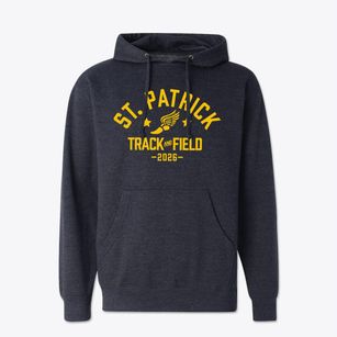 Saint Patrick School Track and Field Cotton Hoodie Sweatshirt
