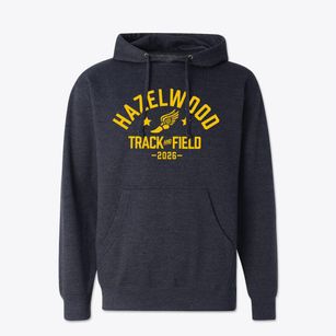 Hazelwood Elementary School Track and Field Cotton Hoodie Sweatshirt