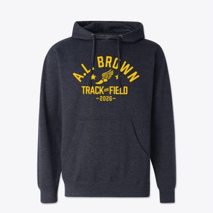 A.l. Brown High School Track and Field Cotton Hoodie Sweatshirt