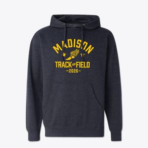 Madison Elementary School Track and Field Cotton Hoodie Sweatshirt