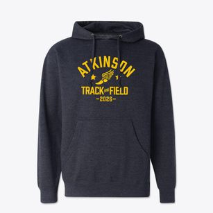 Atkinson Elementary School Track and Field Cotton Hoodie Sweatshirt