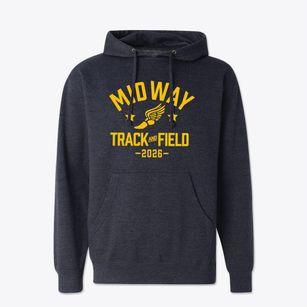 Midway High School Track and Field Cotton Hoodie Sweatshirt