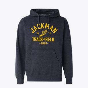 Jackman Elementary School Track and Field Cotton Hoodie Sweatshirt