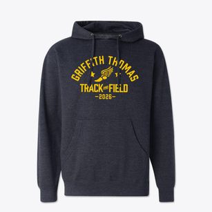 Griffith Thomas Elementary School Track and Field Cotton Hoodie Sweatshirt