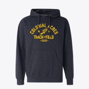 Colonial Acres Elementary School Track and Field Cotton Hoodie Sweatshirt