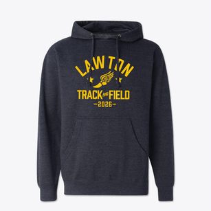 Lawton Christian Elementary School Track and Field Cotton Hoodie Sweatshirt