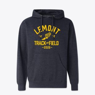 Lemont Elementary School Track and Field Cotton Hoodie Sweatshirt