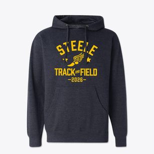 Steele Elementary School Track and Field Cotton Hoodie Sweatshirt