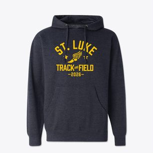 Saint Luke School Track and Field Cotton Hoodie Sweatshirt