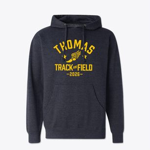 Thomas Elementary School Track and Field Cotton Hoodie Sweatshirt