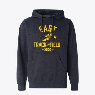 Memphis East High School Track and Field Cotton Hoodie Sweatshirt