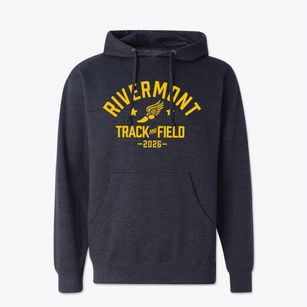 Rivermont Elementary School Track and Field Cotton Hoodie Sweatshirt