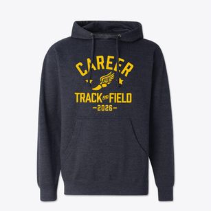 Career Plus Learning Academy Track and Field Cotton Hoodie Sweatshirt
