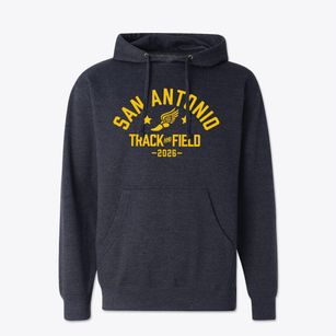 San Antonio Christian High School Track and Field Cotton Hoodie Sweatshirt