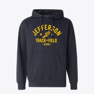 Jefferson High School Track and Field Cotton Hoodie Sweatshirt