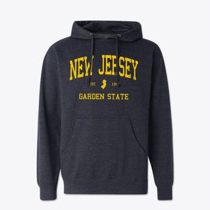  New Jersey Slogan Cotton Hoodie Sweatshirt