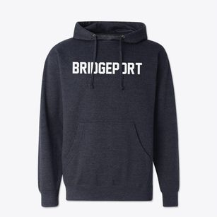 Bridgeport Michigan Classic Block Cotton Hoodie Sweatshirt