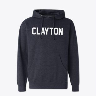 Clayton Wisconsin Classic Block Cotton Hoodie Sweatshirt