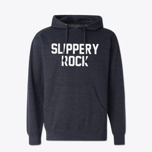 Slippery Rock Pennsylvania Classic Block Cotton Hoodie Sweatshirt