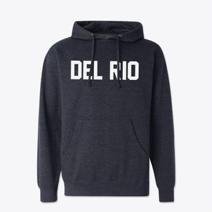 Del Rio Texas Classic Block Cotton Hoodie Sweatshirt