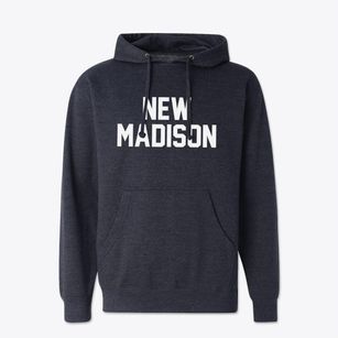 New Madison Ohio Classic Block Cotton Hoodie Sweatshirt