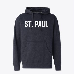 St. Paul Virginia Classic Block Cotton Hoodie Sweatshirt