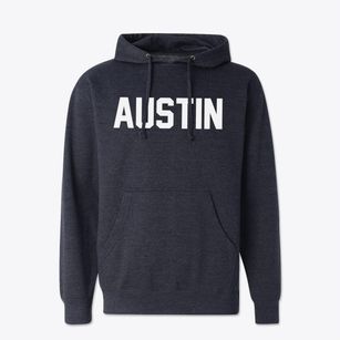 Austin Pennsylvania Classic Block Cotton Hoodie Sweatshirt