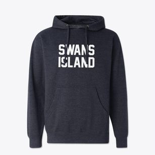 Swans Island Maine Classic Block Cotton Hoodie Sweatshirt