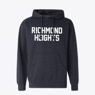 Richmond Heights Ohio Classic Block Cotton Hoodie Sweatshirt