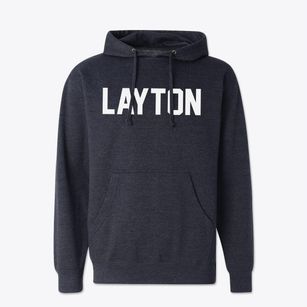 Layton Utah Classic Block Cotton Hoodie Sweatshirt
