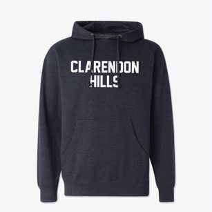 Clarendon Hills Illinois Classic Block Cotton Hoodie Sweatshirt